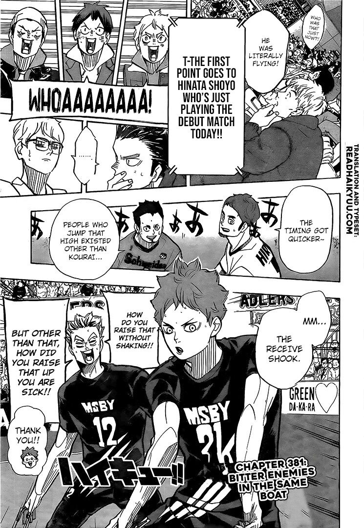 Haikyu!!-Chapter 381